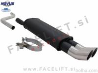 VW Polo / 86C (81-94) / športni izpušni lonec 2x 76mm / DTM