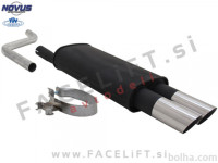 VW Polo 86C 81-94 športni izpušni lonec 2x 76mm / MS-Design