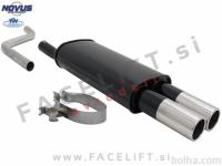 VW Polo / 86C (81-94) / športni izpušni lonec / 2x 76mm