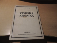 VISOŠKA KRONIKA I. TAVČAR ZALOŽILA GORIŠKA MOHORJEVA DRUŽBA 1931