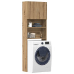 vidaXL Omara za pralni stroj artisan hrast 64x24x190 cm inženirski les