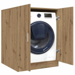 vidaXL Omara za pralni stroj artisan hrast 70,5x71,5x91,5 cm