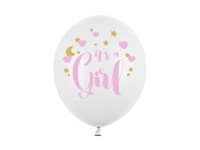 BALONI "IT'S A GIRL" SORTIRANI 30CM 6 KOSOV