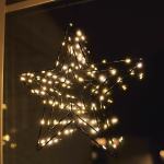 LED božična okenska dekoracija zvezda