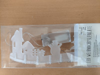 Nova LED božična svetilka 25x10cm