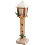LED dekorativna laterna 12 cm x 12 cm x 52 cm naravna