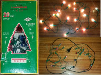 Lučke za božično drevesce, priklop na 230V