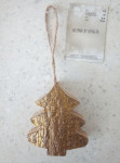 nov leseni božični okras / 3 kosi 8x8cm