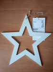 nov leseni okrasni obesek/zvezda 25cm