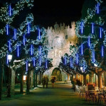 NOVOLETNE LED LUČKE -METEORNI DEŽ- 8 TUB / 30 CM ( GARANCIJA )