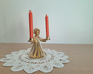 Star vintage kovinski angelček