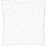 Svetlobna LED-mreža 200 LED-diod toplo bela zeleni kabel 2 m x 2 m