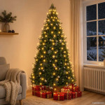 vidaXL Lučke za novoletno jelko 210 LED lučk 210 cm