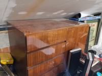 Vintage predalnik, stara omarica, tovarna pohištva stil Koper