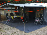 Podaljšek baldahin - nadstrešek 430x260cm - kot nov