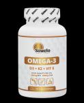 Omega-3 kapsule ribje olje z VISOKO vsebnostjo vitaminov D, E in K