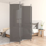 vidaXL Paravan 4-delni antracitna 200x200 cm blago