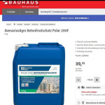 Dodatek za beton, proti zmrzali