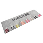 vidaXL Kuhinjska preproga pralna napis Shoezone 60x180 cm žamet