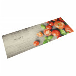 vidaXL Kuhinjska preproga pralna paradižnik 60x180 cm žamet