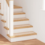 vidaXL Podloge proti zdrsu za stopnice 15 kos 75 x 20 cm krema PP