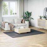 vidaXL Pralna preproga mehka puhasta 160x230 cm protizdrsna antracit