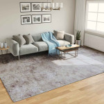 vidaXL Pralna preproga siva 400x300 cm
