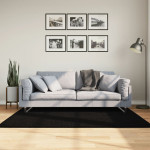 vidaXL Preproga HUARTE kratka vlakna mehka in pralna črna 120x170 cm