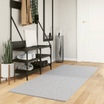 vidaXL Preproga HUARTE kratka vlakna mehka in pralna siva 80x200 cm