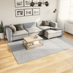 vidaXL Preproga s kratkimi vlakni mehka pralna siva 200x280 cm