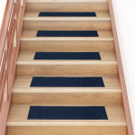 vidaXL Preproge za stopnice samolepilne 15 kosov 76x20 cm temno modre