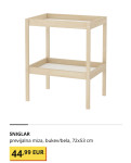 Ikea SNIGLAR previjalna miza