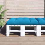 vidaXL Blazina za kavč iz palet modra 120x80x12 cm