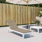 vidaXL Blazina za ležalnik taupe (75+105)x50x4 cm