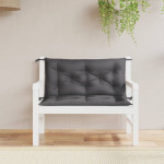 vidaXL Blazina za vrtno klop 2 kosa antracit 100x50x7cm oxford tkanina