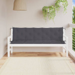 vidaXL Blazina za vrtno klop 2 kosa antracit 180x50x7cm oxford tkanina