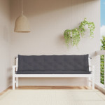 vidaXL Blazina za vrtno klop 2 kosa antracit 200x50x7cm oxford tkanina