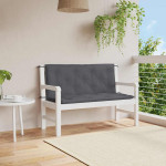 vidaXL Blazina za vrtno klop antracit 120x(50+50)x7 cm oxford tkanina