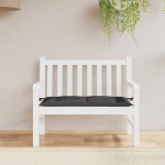 vidaXL Blazina za vrtno klop črna 110x50x7 cm oxford tkanina