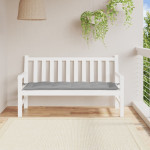 vidaXL Blazina za vrtno klop siva 150x50x7 cm oxford tkanina