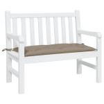 vidaXL Blazina za vrtno klop taupe 100x50x7 cm oxford tkanina