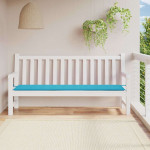 vidaXL Blazina za vrtno klop turkizna 200x50x4 cm tkanina