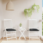 vidaXL Blazine za palete 2 kosa črne 50x50x7 cm oxford tkanina