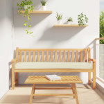 vidaXL Set blazin za palete 2 kos Oxford blago Krem 200 x 40 x 8 cm