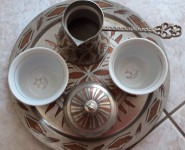 Bakrena džezva set za kavo