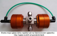 Dozirni ventil za žlahtne pline
