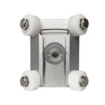 Alu notranji kotni aplikator za fugirno tubo