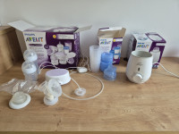 Avent črpalka, grelec, posodice