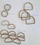 Kovinski OBROČKI  in POLOBROČKI