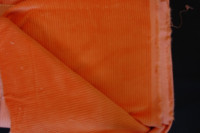 Oranžno blago, širok rebrast žamet, 140 x 120 cm